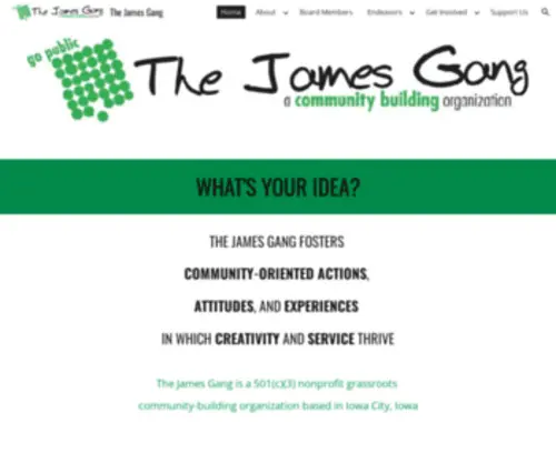 Jamesgangic.com(The James Gang) Screenshot