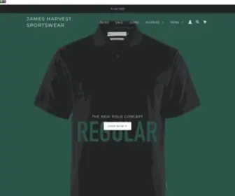 Jamesharvest.com(James Harvest Sportswear) Screenshot