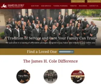 Jameshcole.com(Serving the Detroit community for 100 years) Screenshot