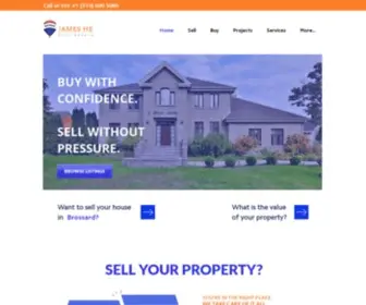 Jameshe.ca(Courtier immobilier Chinois) Screenshot