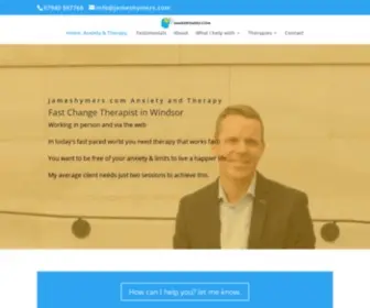 Jameshymers.com(Anxiety therapist in Windsor and West London) Screenshot