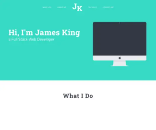 Jamesking.dev(James King Web Developer) Screenshot