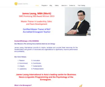 Jamesleong.com(James Leong International) Screenshot