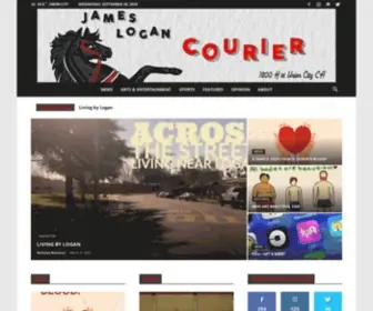 Jameslogancourier.us(The Courier) Screenshot