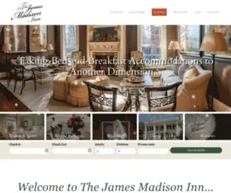 Jamesmadisoninn.com(The James Madison Inn) Screenshot