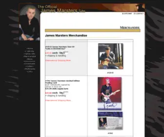 Jamesmarsters.com(The Official James Marsters Website) Screenshot