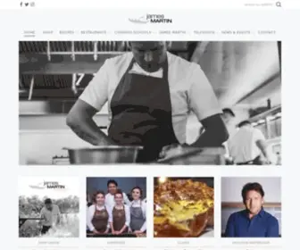 Jamesmartinchef.co.uk(The official James Martin Chef website) Screenshot