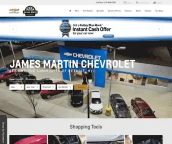 Jamesmartindetroit.com(James Martin Chevrolet) Screenshot