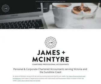 Jamesmcintyre.ca(Accountants Victoria) Screenshot