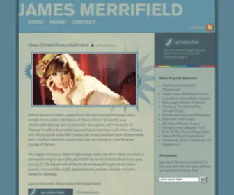 Jamesmerrifield.com(James Merrifield) Screenshot