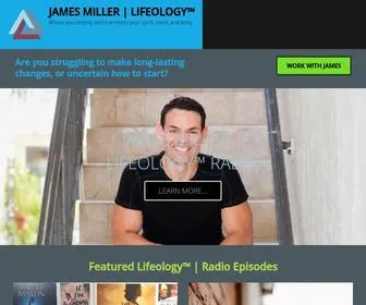 Jamesmillerlifeology.com(Where you simplify and transform your spirit) Screenshot