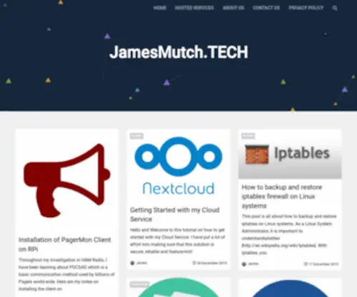 Jamesmutch.tech(Just simple and reliable technology support) Screenshot