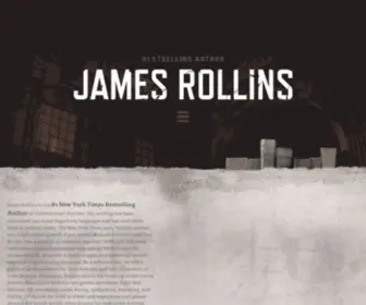 Jamesrollins.com(James Rollins) Screenshot