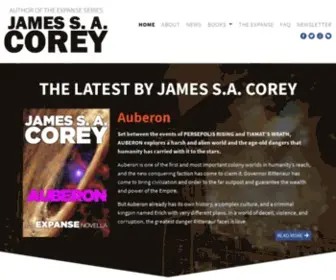 Jamessacorey.com(James S.A) Screenshot