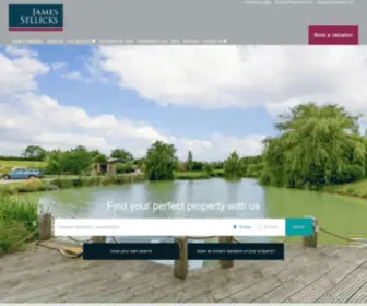 Jamessellicks.com(James Sellicks are experienced Estate Agents in Leicestershire) Screenshot