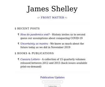 Jamesshelley.com(James Shelley) Screenshot