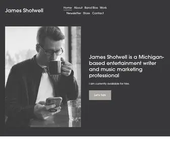 Jamesshotwell.com(James Shotwell) Screenshot