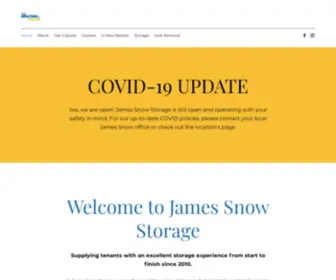 Jamessnowstorage.com(James Snow Storage) Screenshot