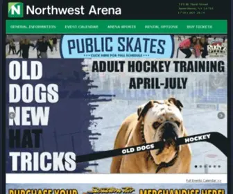 Jamestownarena.com(Northwest Arena) Screenshot