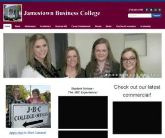 Jamestownbusinesscollege.edu(Jamestown Business College) Screenshot