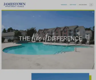Jamestowncommonsapartments.com(Jamestown Commons) Screenshot