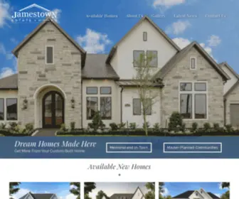 Jamestownestatehomes.com(Memorial Villages) Screenshot