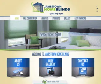 Jamestownhomeblinds.com(Jamestown HomeBlinds) Screenshot