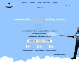 Jamesuptownupkeeping.com(Memphis Best Pressure Washing Service) Screenshot