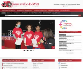 Jamesvilledewitt.org(Jamesville-Dewitt Central School District) Screenshot