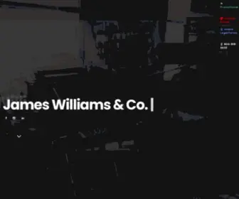 Jameswilliams.com(James Williams & Co) Screenshot