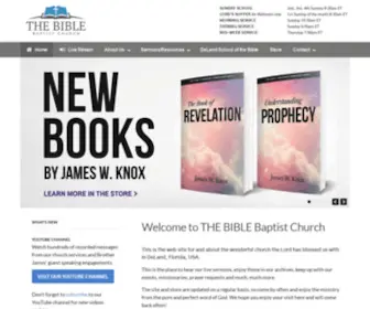 Jameswknox.com(THE BIBLE Baptist Church) Screenshot