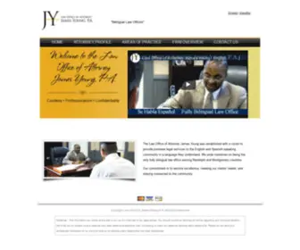 Jamesyounglawoffice.com(Law) Screenshot