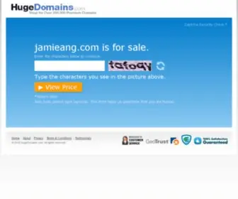 Jamieang.com Screenshot