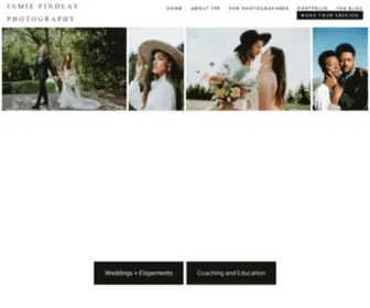 Jamiefindlayphotography.com(Landing Page) Screenshot