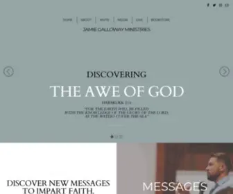 Jamiegalloway.com(Jamie Galloway Ministries) Screenshot