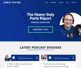 Jamieirvine.ca(Host of The Heavy) Screenshot