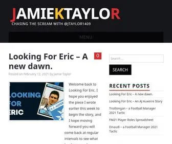 Jamiektaylor.com(Chasing The Scream with @JTaylor1409) Screenshot