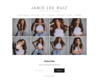 Jamieleeruiz.com(Jamie Lee Ruiz) Screenshot