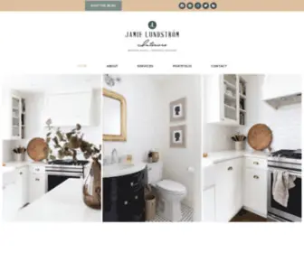 Jamielundstrominteriors.com(Beautiful Design) Screenshot