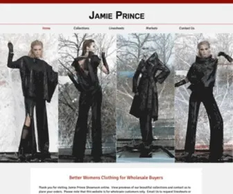 Jamieprinceshowroom.com(Better Womens Clothing for Wholesale Buyers) Screenshot