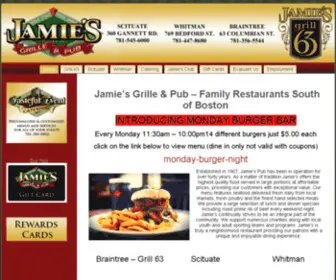 Jamiesgrill.com(JamiesGrill) Screenshot