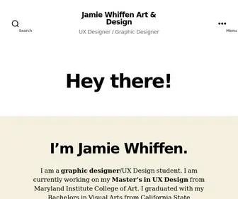 Jamiewhiffenart.com(UX Designer) Screenshot