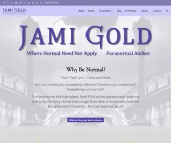 Jamigold.com(Jami Gold) Screenshot