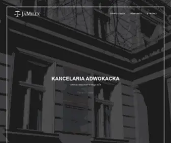 Jamilex.com.pl(Kancelaria Adwokacka Gliwice Korfantego 10/4) Screenshot