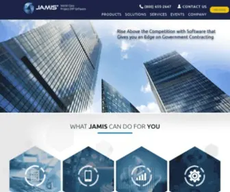 Jamis.com(JAMIS DCAA Compliant Accounting Software) Screenshot