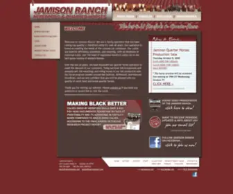 Jamisonranch.com(JAMISON RANCH HEREFORDS & QUARTER HORSES) Screenshot