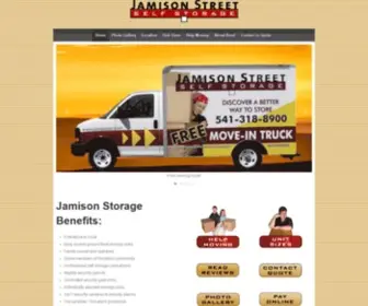 Jamisonst.com(Jamison St. Self Storage) Screenshot