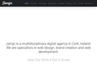 Jamjo.ie(Web Design) Screenshot