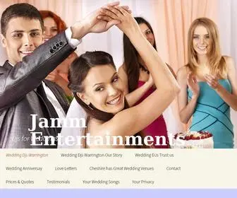 Jammentertainments.co.uk(Jamm Entertainments) Screenshot