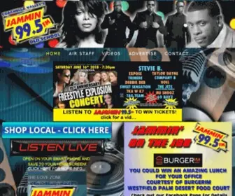 Jammin995FM.com(Jammin' 99.5 FM) Screenshot